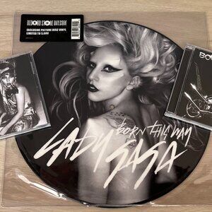 Lady Gaga Born This Way Limited 5000 Pressing RSD 12” Picture Disc Vinyl + 2 CDs